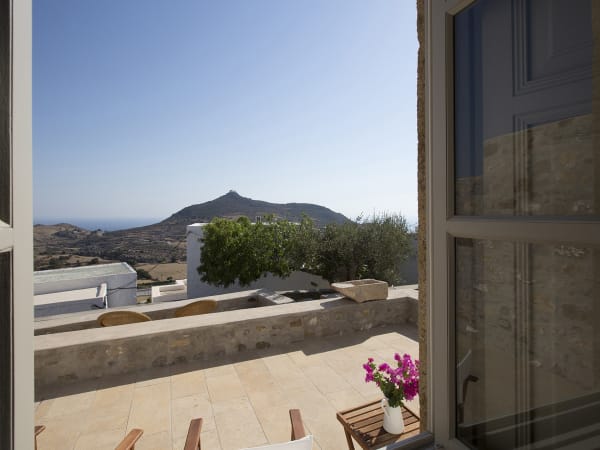 Views from the living room in the main house.